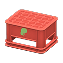 Bottle crate Pear Logo Red