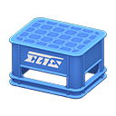 Bottle crate White logo Logo Blue