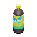 Bottled beverage Lime Label Black