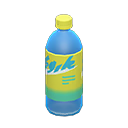 Bottled beverage Lime Label Blue