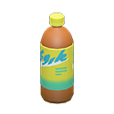 Bottled beverage Lime Label Brown