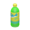 Bottled beverage Lime Label Green