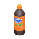 Bottled beverage Orange Label Black