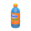 Bottled beverage Orange Label Blue
