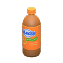 Bottled beverage Orange Label Brown