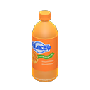 Bottled beverage Orange Label Orange