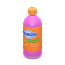 Bottled beverage Orange Label Purple