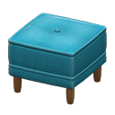Boxy stool Blue