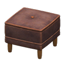Boxy stool Brown
