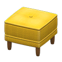 Boxy stool Yellow