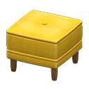 Boxy stool Yellow