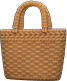 Animal Crossing Brown basket bag Image