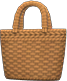 Animal Crossing Brown basket bag Image