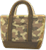 Animal Crossing Brown camo tote bag Image