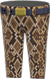Animal Crossing Brown python-print slacks Image