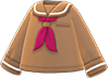 Animal Crossing Brown sailor's shirt Image