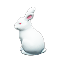 Bunny garden decoration White