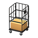Animal Crossing Caged cart|Black Image