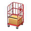 Caged cart Red