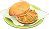 Animal Crossing Carrot bagel sandwich Image