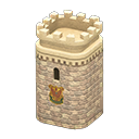 Castle tower Bird Emblem Ivory