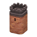 Castle tower None Emblem Brown