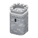 Castle tower None Emblem Gray