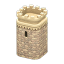Castle tower None Emblem Ivory