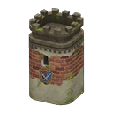 Castle tower Swords Emblem Damaged