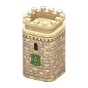 Castle tower Tree Emblem Ivory