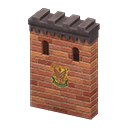 Castle wall Bird Emblem Brown