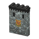 Castle wall Bird Emblem Dark gray
