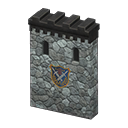 Castle wall Swords Emblem Dark gray
