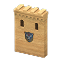 Castle wall Swords Emblem Light brown