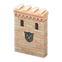Castle wall Swords Emblem Pink-beige