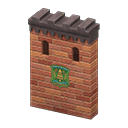 Castle wall Tree Emblem Brown