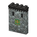 Castle wall Tree Emblem Dark gray