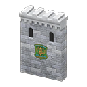 Castle wall Tree Emblem Gray