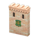 Castle wall Tree Emblem Pink-beige