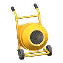 Cement mixer Yellow