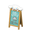 Animal Crossing Cinnamoroll signage Image
