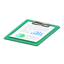 Clipboard Resource document Paper Green