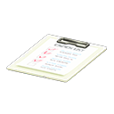 Clipboard To-do list Paper White