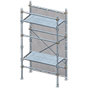Construction scaffolding Gray Plastic sheet