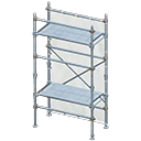 Construction scaffolding White Plastic sheet