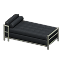 Cool bed Black Fabric color Silver