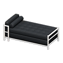 Cool bed Black Fabric color White