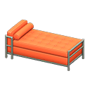 Cool bed Orange Fabric color Silver