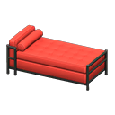 Cool bed Red Fabric color Black
