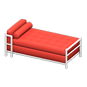 Cool bed Red Fabric color White